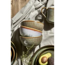 Dinerbord Emma - Groen - Stoneware - Ø27 Cm 12 Dinerbord Emma - Groen - Stoneware - Ø27 Cm -Luxe Servieswinkel sf 72100100 1013
