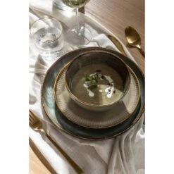 Ontbijtbord Camille - Beige - Stoneware - Ø22 Cm 7 Ontbijtbord Camille - Beige - Stoneware - Ø22 Cm -Luxe Servieswinkel sf 72100141 1011