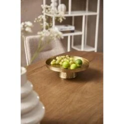 Plateau Op Voet - Goudkleurig Metaal - 14xØ31 Cm -Luxe Servieswinkel sf 72300372 1010